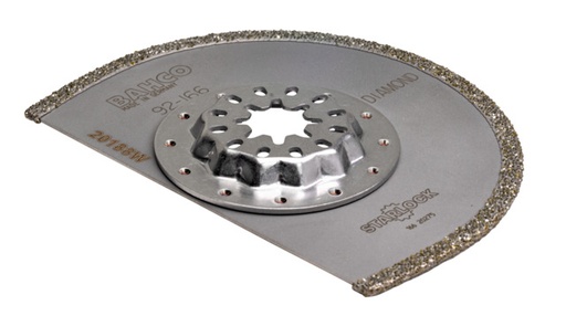 [92-166-1P] Multitööriista tera Bahco teemant puruga, segment 90mm, Starlock