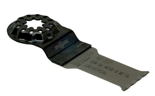 [92-222-1P] Multitööriista tera Bahco BiM 28mm, metallile ja puidule, Starlock
