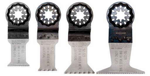 [92-WM-SET-8P] Multitool blade set 8pcs, for wood ja for metal, Starlock