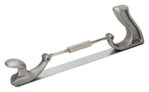 [9-462-14-0-0] Aluminium holder for 350mm flat Pansar blades 3-330