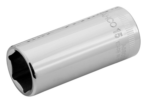 [A6800SM-12] Deep hexagon socket A6800SM 12mm 1/4"