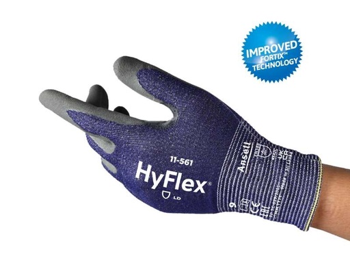 [AN11561090] C klases pretiegriezumu aizsargcimdi Ansell HyFlex® 11-561, 9. izmērs