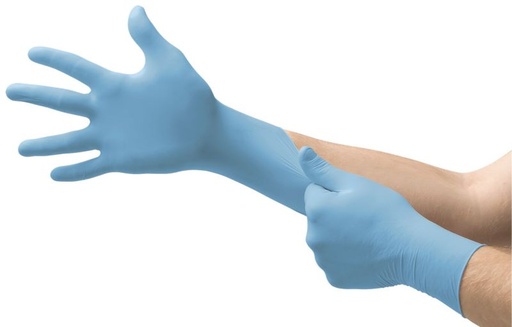 Disposable nitrile gloves Ansell Microflex 92-134, 100 pcs, 0,07mm blue, size S (6.5-7)