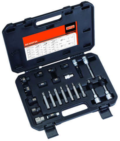 [BE500P24] Special socket set for alternator replacement 24pcs