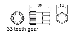 [BE500P2404] Special socket 15mm x 33H