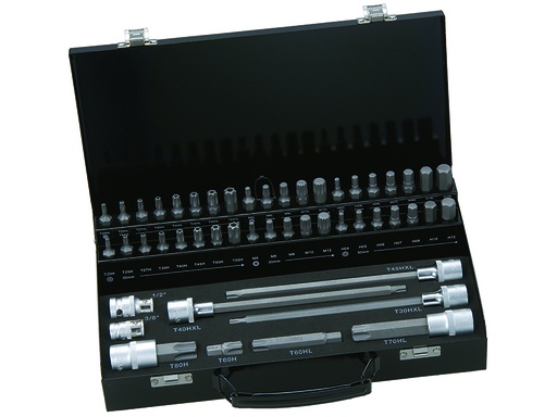 [BE5049] Otsakute komplekt 10mm 49 osaline TR, HEX, XZN M