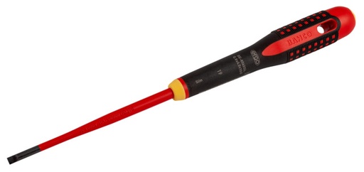 [BE-8050SL] Insulated screwdriver ERGO™ SLIM slotted 1,0x5,5x125mm 1000V VDE straight