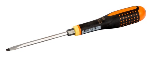 [BE-8150TB] Screwdriver ERGO™ slotted with 9mm hex through blade 1x5.5x100mm flat