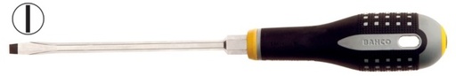[BE-8158] Screwdriver ERGO™ slotted with 9mm hex shank 1.0x5.5x125mm flat
