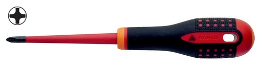 [BE-8610SL] Insulated screwdriver ERGO™ SLIM Phillips PH1x80mm 1000V VDE
