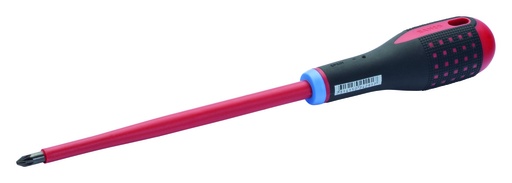 [BE-8820S] Insulated screwdriver ERGO™ Pozidriv PZ2x100mm 1000V VDE