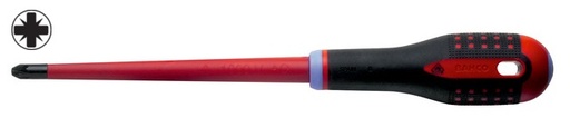 [BE-8820SL] Insulated screwdriver ERGO™ SLIM Pozidriv PZ2x100mm 1000V VDE