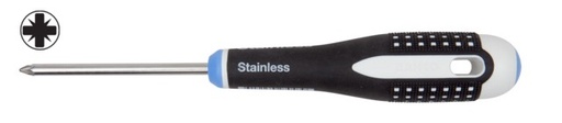 [BE-8823I] INOX screwdriver ERGO™ Pozidriv PZ3x1x50mm