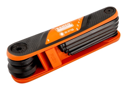 [BE-9776B] HEX key folder HEX ball 2.5-10