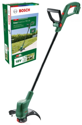 [BO06008C1C04] Akumuliatorinė žoliapjovė Bosch Easy GrassCut 18V-26, SOLO
