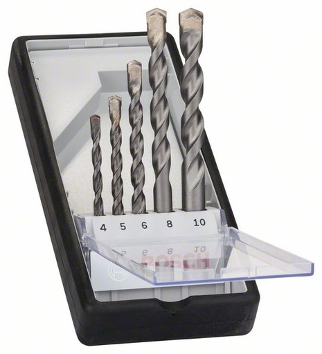 [BO2607010524] Bosch CYL 3 masonry drill set 4-10mm, Silver Percussion