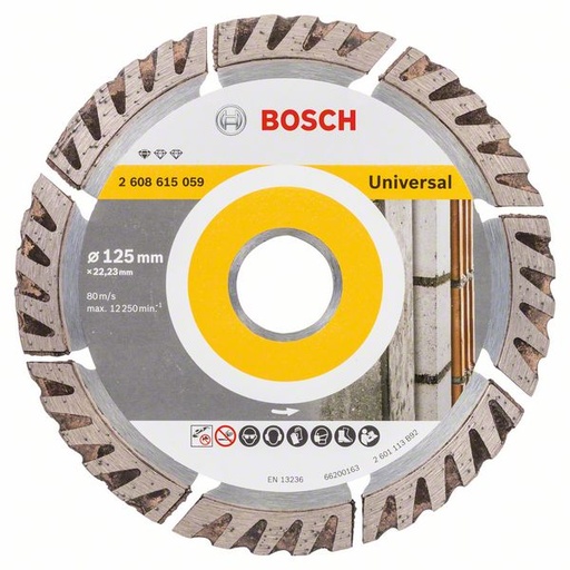 [BO2608615059] Teemantlõikeketas 125x2x22.23mm, segment