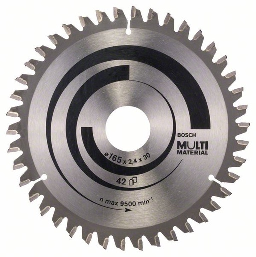 [BO2608640519] Bosch sawblade 165x30/20x2.4/1.8mm, 42T, Multi Material