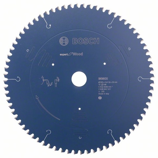 [BO2608642531] Bosch sawblade 305x30x2.4/1.8mm, 72T, Expert for Wood