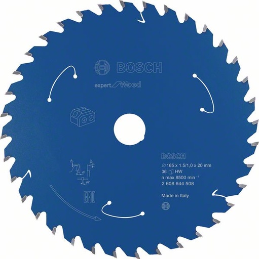 [BO2608644508] Bosch saeketas 165x20x1.5/1.0mm, 36T, Expert puidule