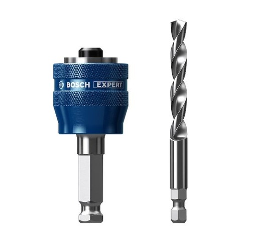 [BO2608900527] Bosch Power Change Plus hole saw system adapter + HSS-G pilot drill 7.15x105mm