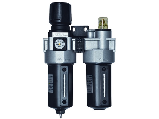 [BP255] Air supply filter+regulator+lubrificator 1,0-8,5 bar 1/2" max 3800 l/min