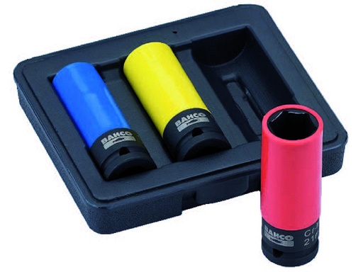 [BWSS12P3] Deep impact socket set 17/19/21mm 1/2"