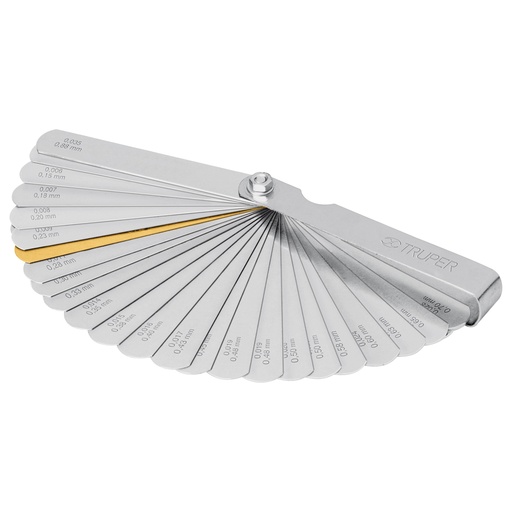 [CAL-32] Feeler gauge, 32 blades, 0.04-0.88mm Truper®