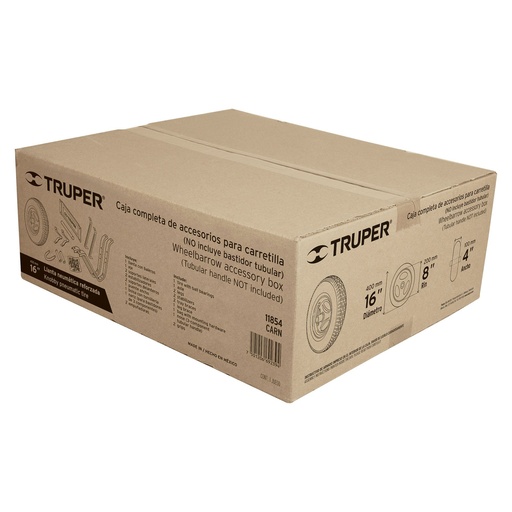 [CARN] 16-дюймовое колесо с шипами и аксессуары Truper®