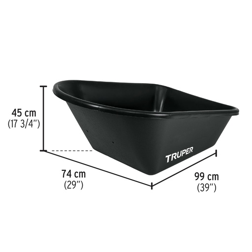 [CO-60P] Сменный пластиковый поддон для тачки CAT-60PL Truper®