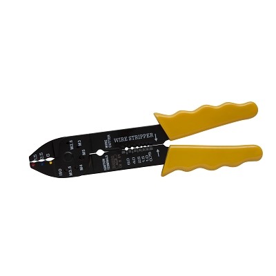 [CR_B_01] Crimping pliers 220mm 0,5-6mm2 yellow handles