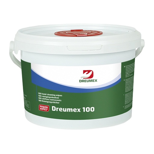 [DR11301001008] Puhastuslapid kätele ja pindadele Dreumex 100 Power Wipes, 100tk