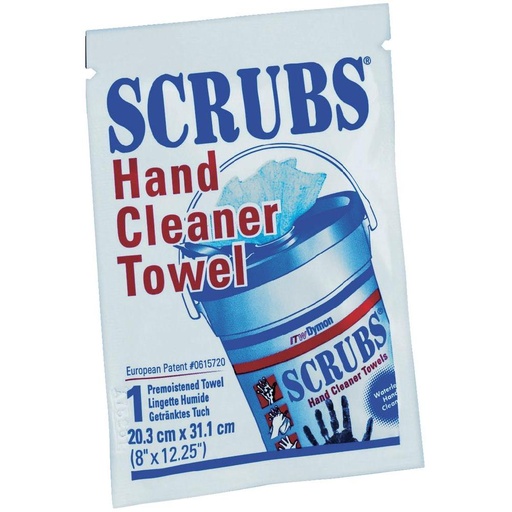 [DY42201] Mitrās salvetes Scrubs (viens iepakojums)