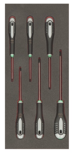 [FF1E1009EH] ERGO Torx screwdriver set 6pcs Fit&Go 1/3 - T8 - T10 - T15 - T20 - T25 - T30