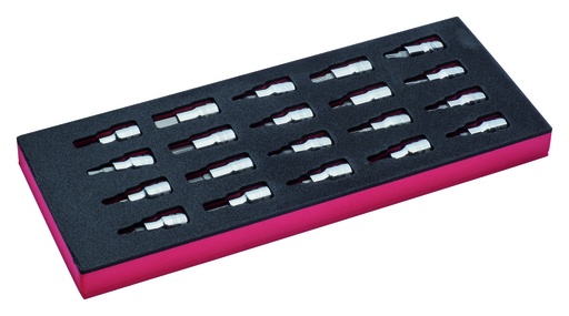 [FF1E2209] Foam w/ hex, torx  and XZN sockets, 20pcs 1/3 module