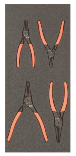 [FF1E4005EH] Circlip pliers set 4pcs Fit&Go 1/3 - 2x internal - 2x external