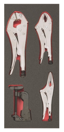 [FF1E4006EH] Grip pliers set 4pcs Fit&Go 1/3