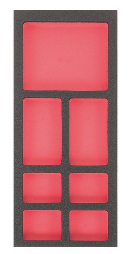 [FF1E5016EH] Tukšas putas ratiņu atvilktnēm. Fit & Go 1/3. 7 sadaļas