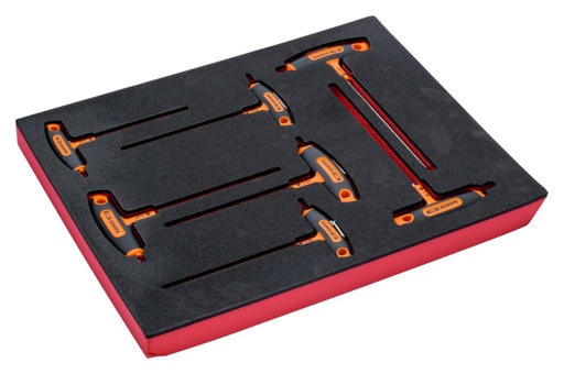 [FF1F1007] „Fit & Go“ 2/3 putplasčio dėkle „TORX®“ T-rankenos atsuktuvų rinkinys - 7 vnt