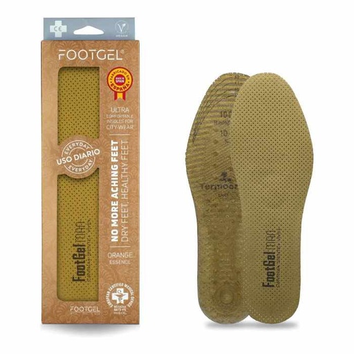 [FG161004] Vidpadžiai Footgel Everyday orange, dydis 43-46