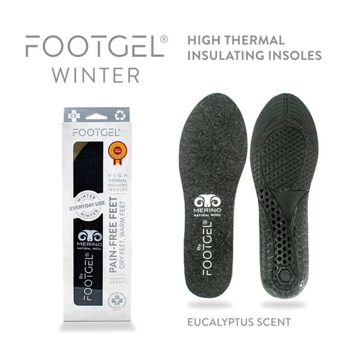 [FG16103540] Vidpadžiai Footgel Everyday Use Winter, dydis 35-40