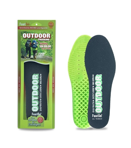 [FG630002] Sisetallad Footgel Plantilla Outdoor Eucalipto Talla, suurus 39-42