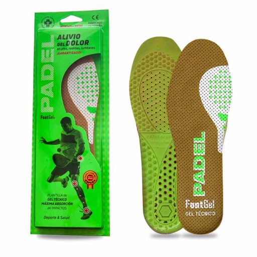 [FG720042] Vidpadžiai Footgel Plantilla Padel Talla, dydis 39-42