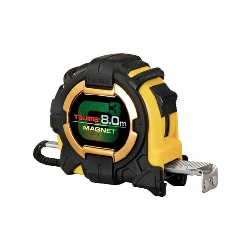 [G3M780MWD] Measuring tape Tajima G3 8m x 27mm
