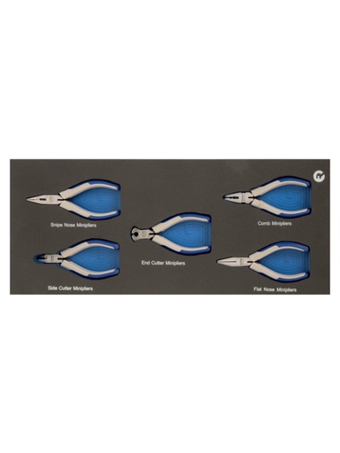 [IFF1E011] Mini pliers set 5pcs 1/3 foam Irimo