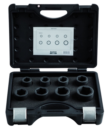 [K8901Z/8] Impact socket set 3/4