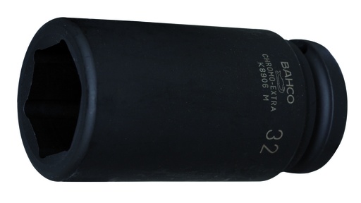 [K8906Z-1.1/8] Hexagon deep impact socket K8906Z 1.1/8", 3/4"