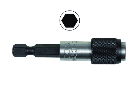 [KM653-QR] Magnethoidikud lukustiga 1/4" 60mm 5tk