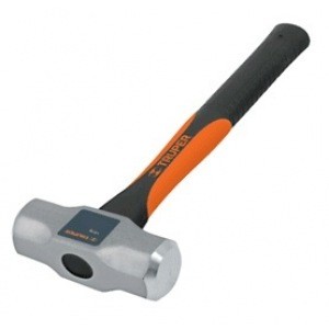[MD-3F] Octagonal sledge hammer 1400g with fiberglass handle 36cm Truper®