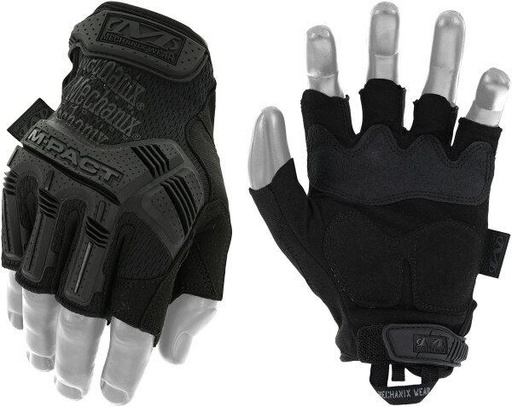 Bepirštės Pirštinės Mechanix M-Pact® FINGERLESS XL dydis. Velcro, TrekDry®, dirbtinė oda, delno, krumplių, pirštų apsauga